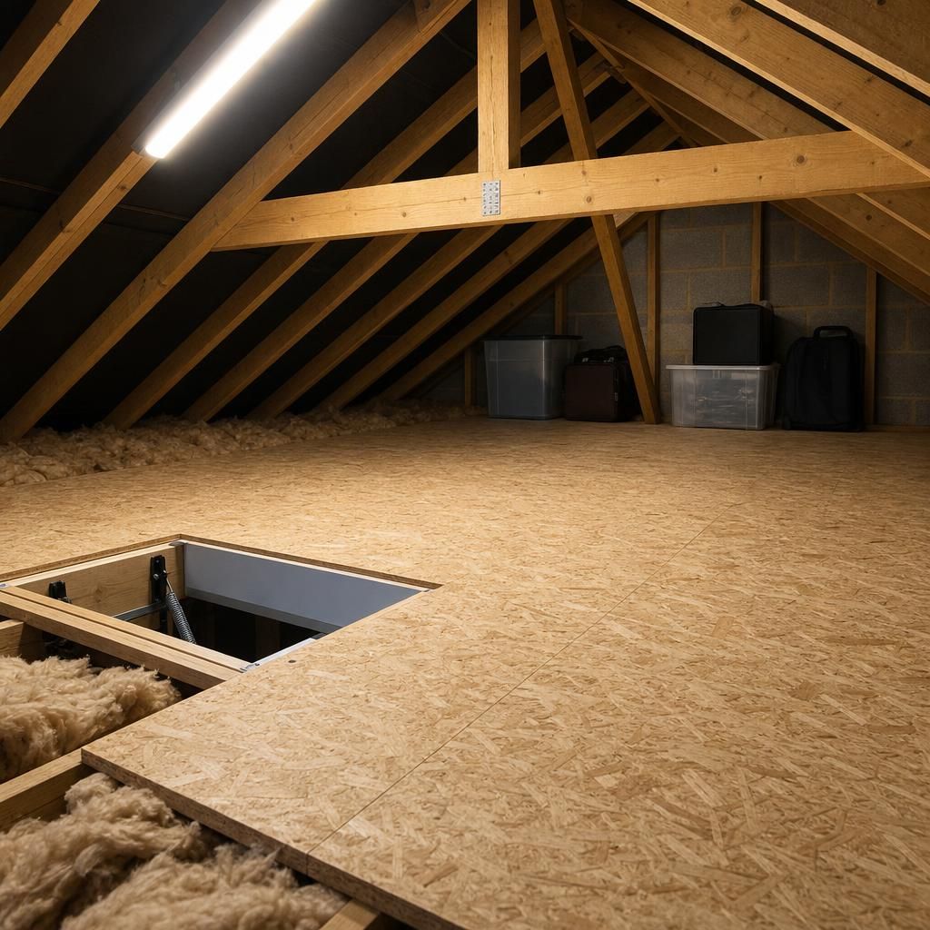 Tongue and Groove Loft Boards