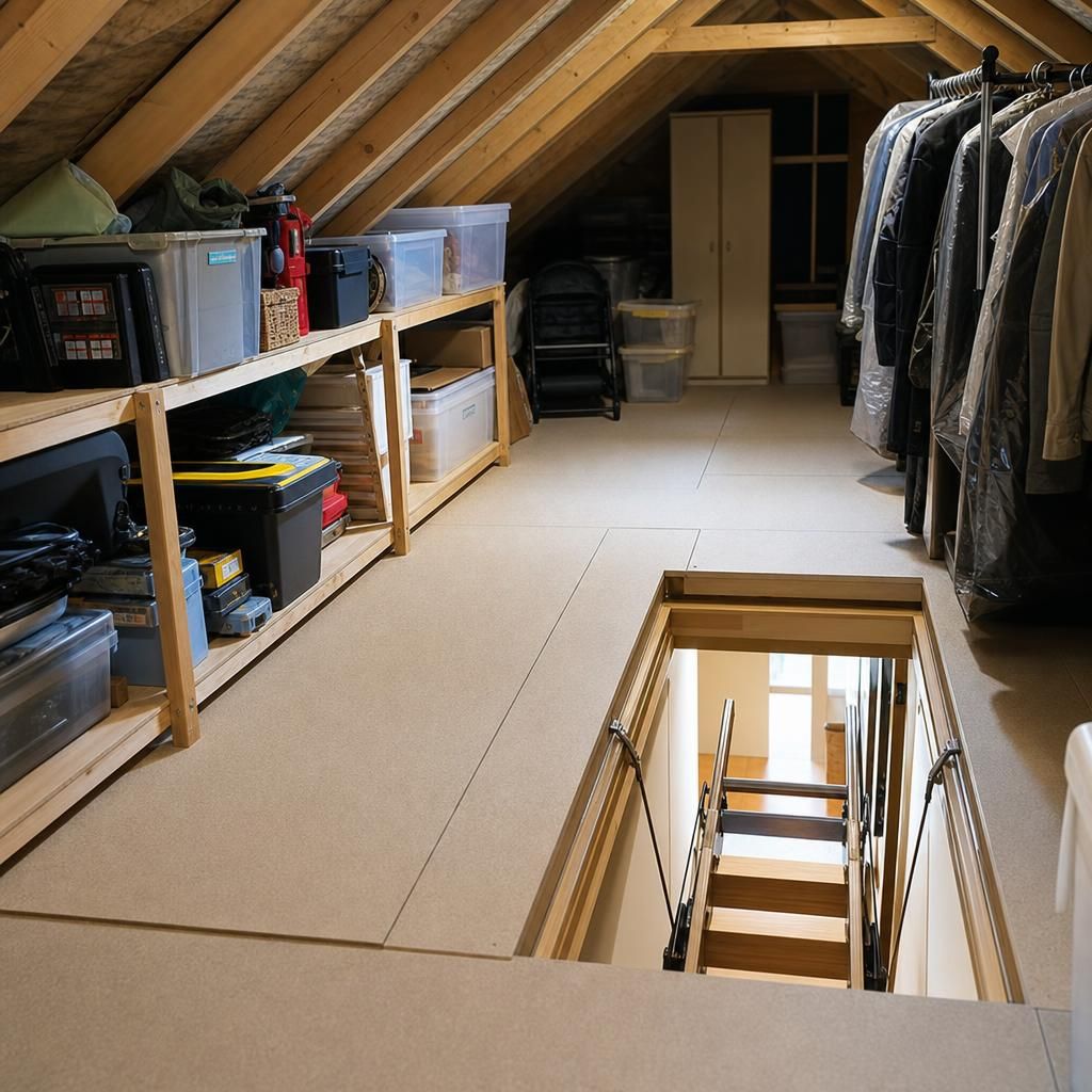A raised loft boarding system