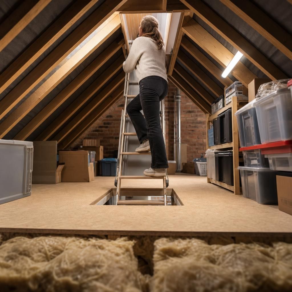 Lightweight materials for loft boarding