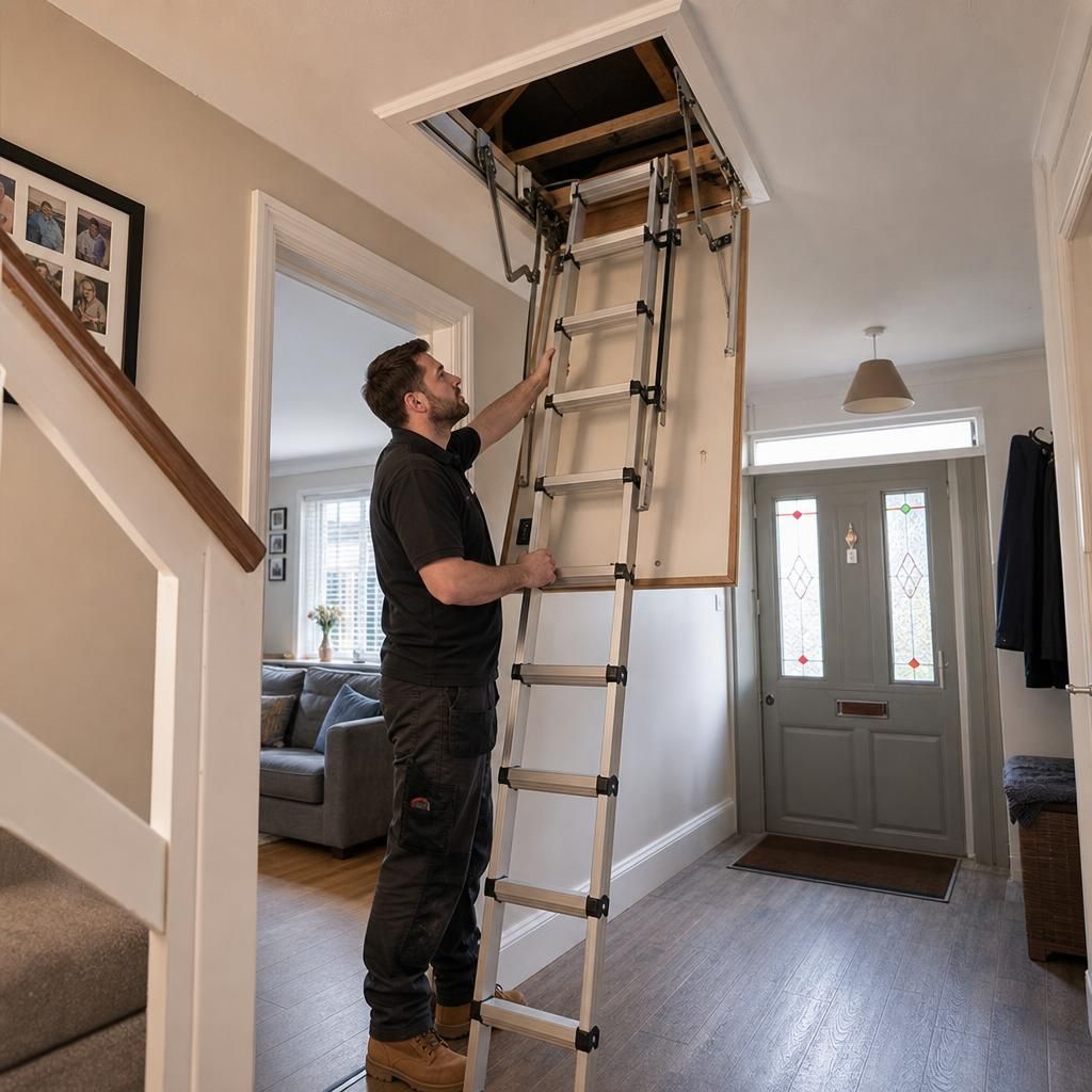 Insulated loft hatch