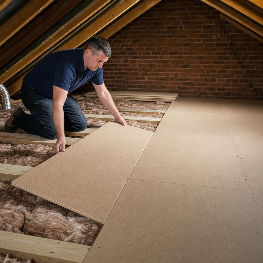 Loft boards complement insulation setup