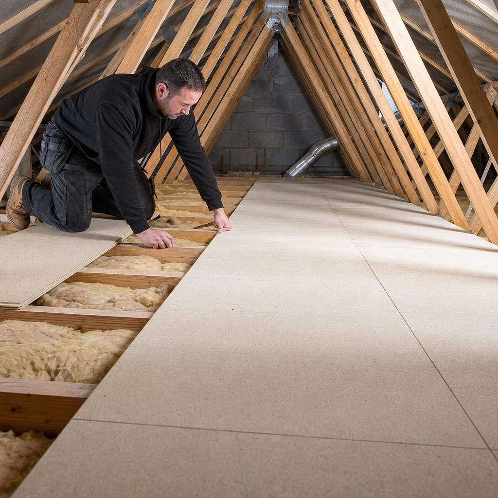 Lightweight loft crawl boards