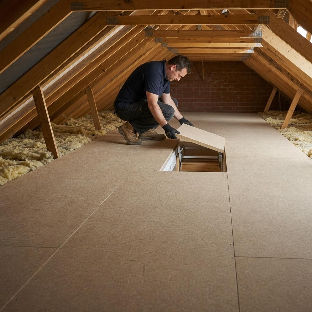 Fire-resistant loft boards