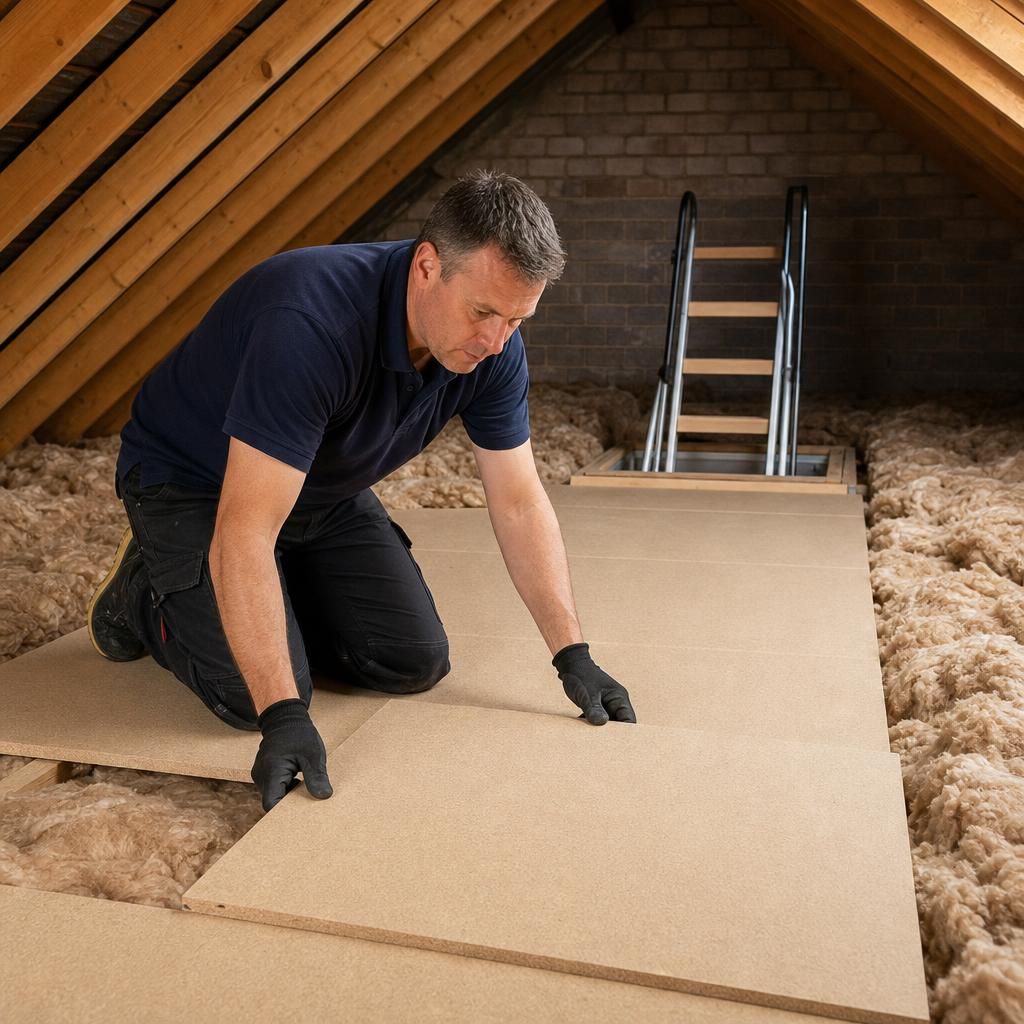 Loft ladder providing accessibility