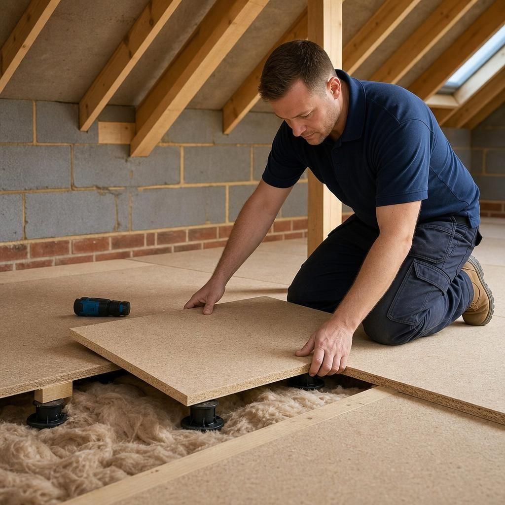 Different styles of loft hatches displayed