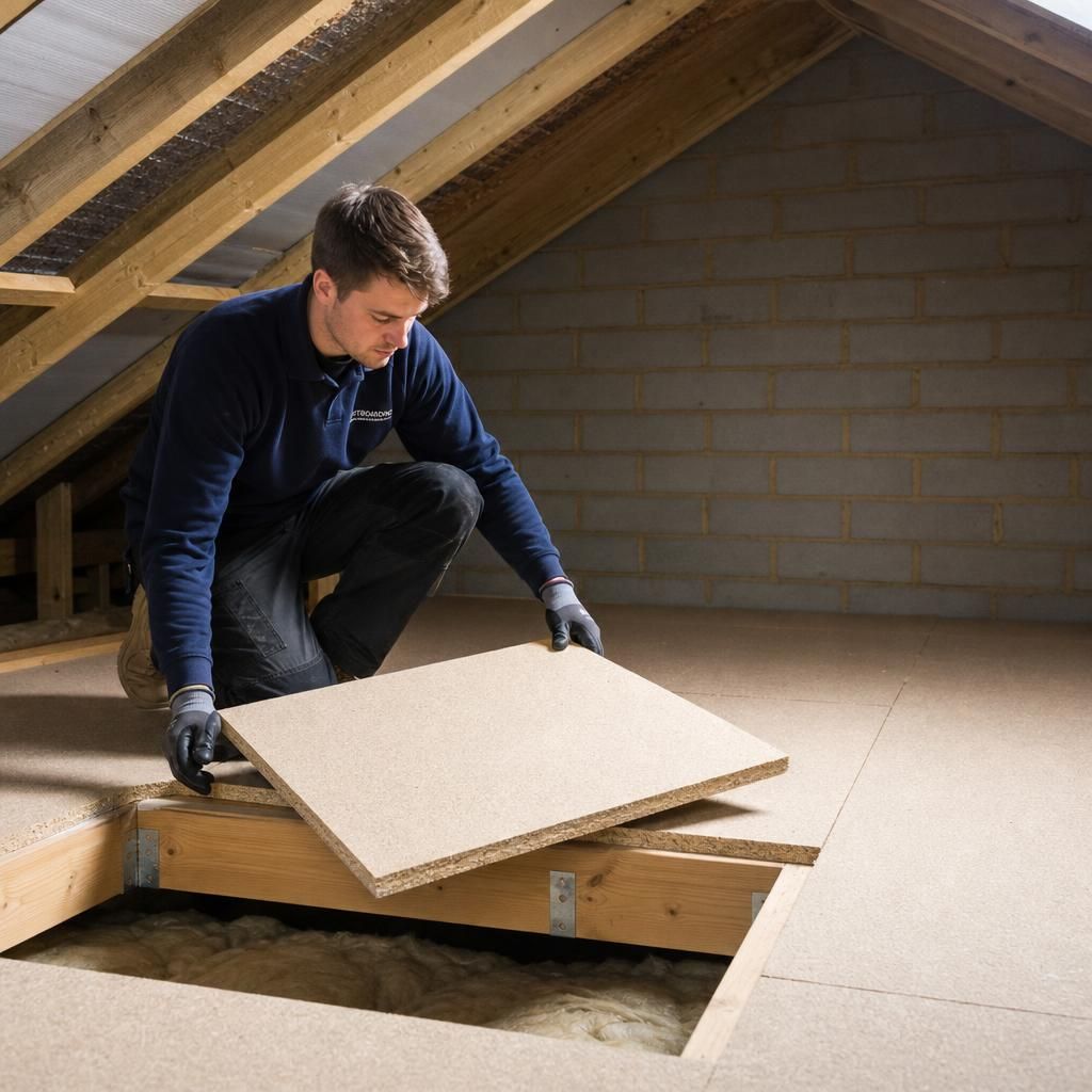 Various types of loft insulation materials