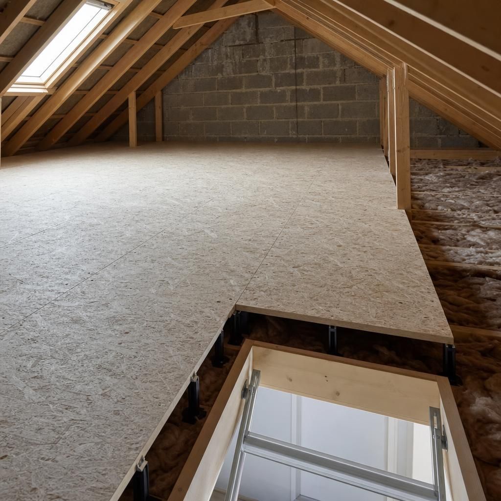 Eco-friendly loft board materials