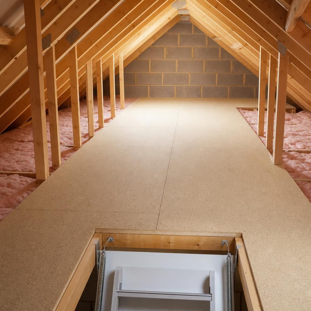 Inspection of loft insulation