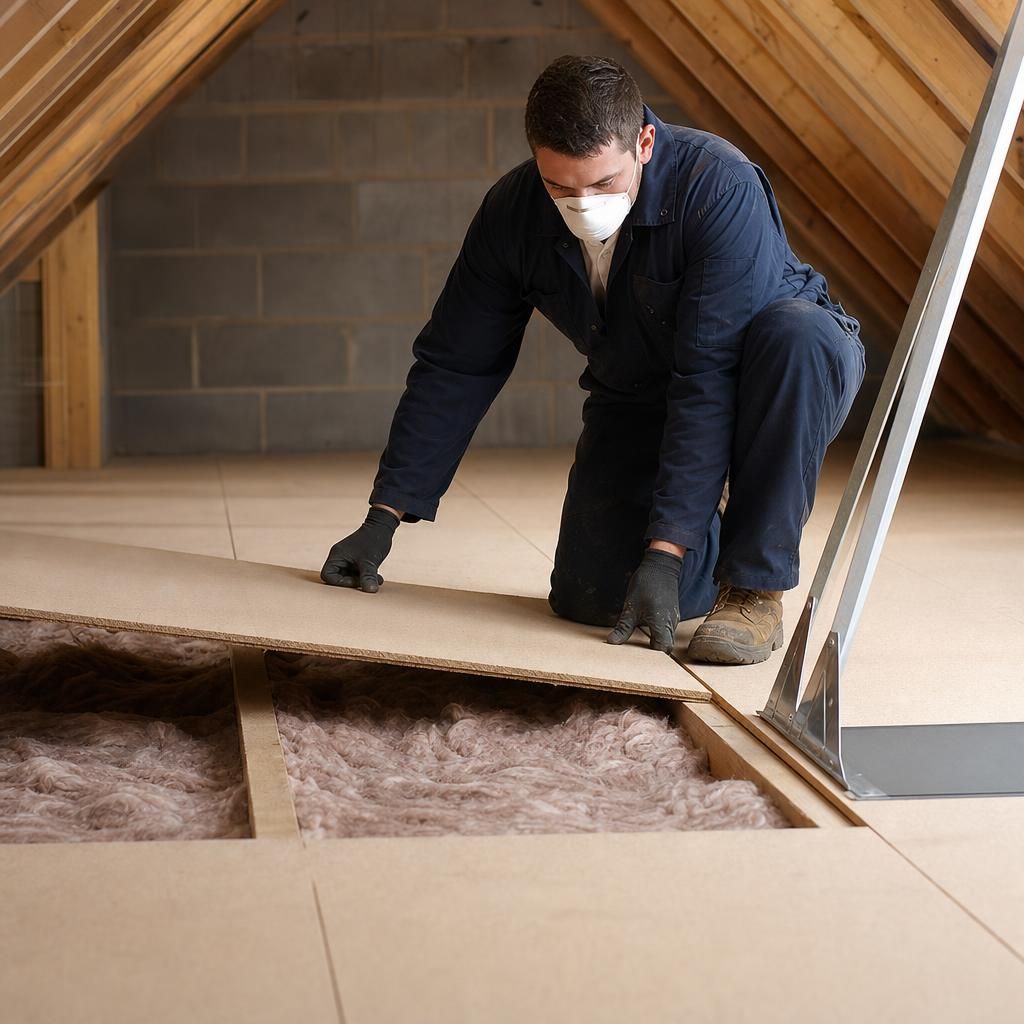 Secure storage platform in a loft