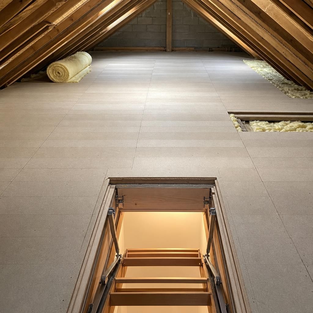 Electric Loft Ladder Installation