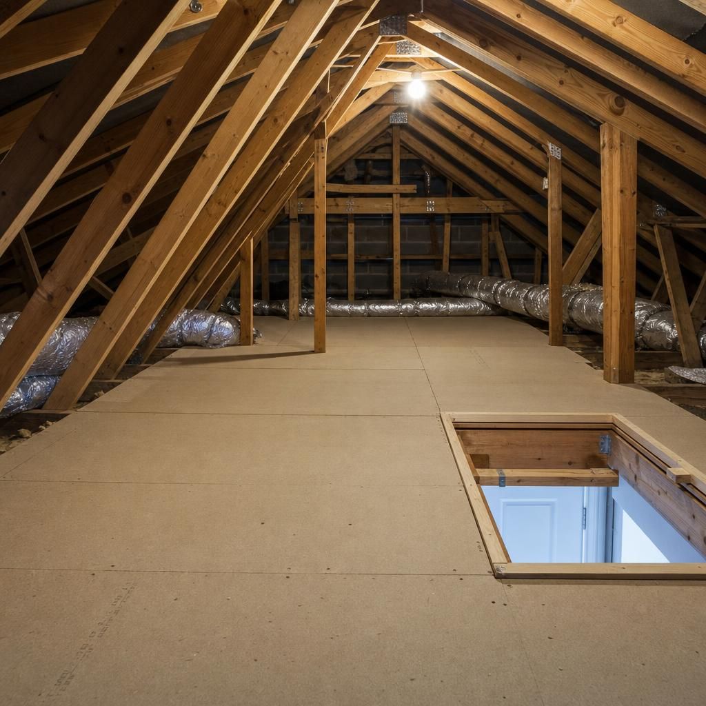 Sturdy Loft Boarding Platform