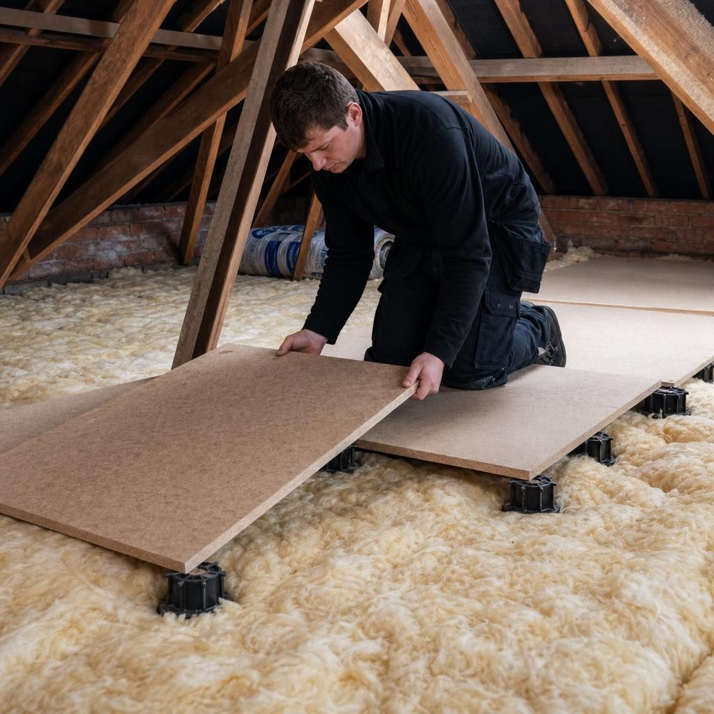 Eco-friendly loft boarding materials