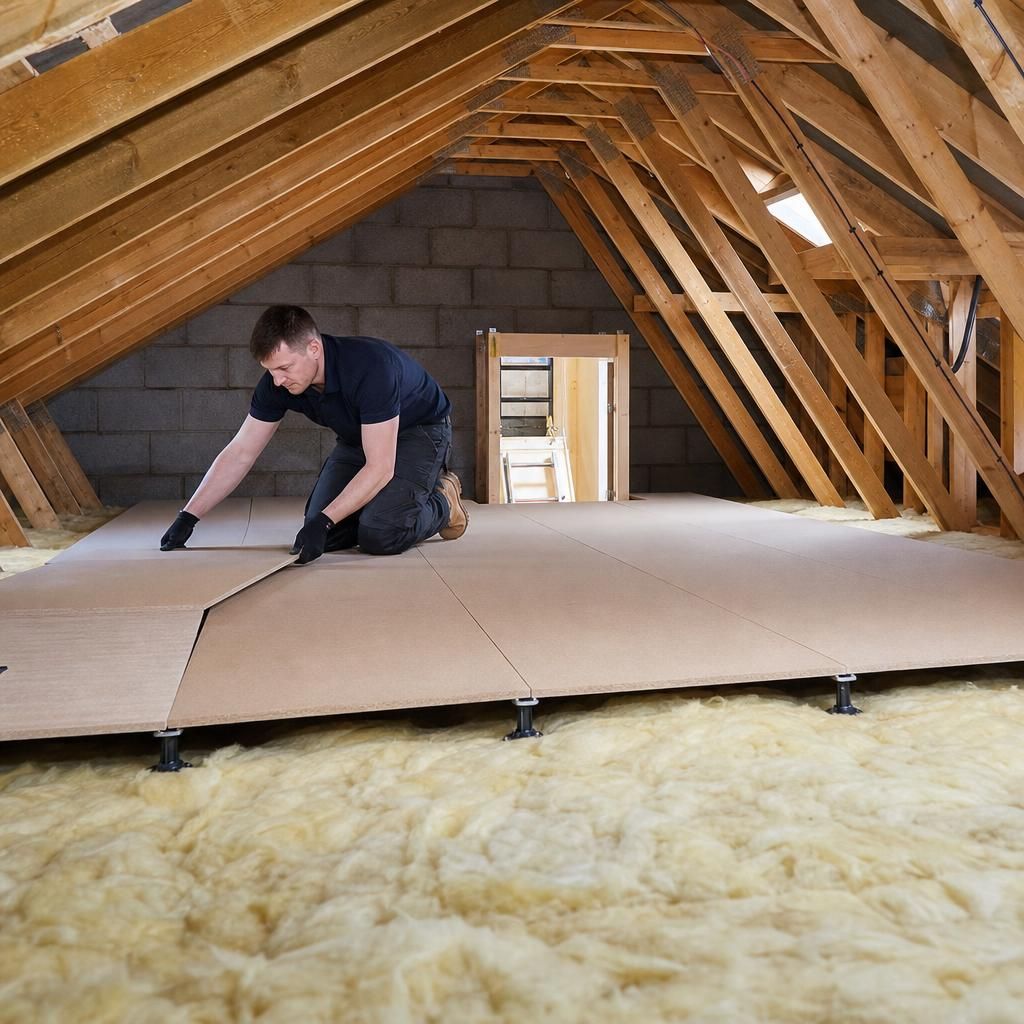 Environmentally friendly loft boarding materials