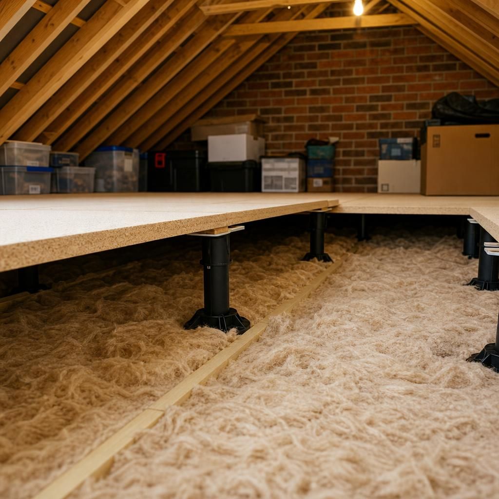 Loft Leg raised boarding system in use