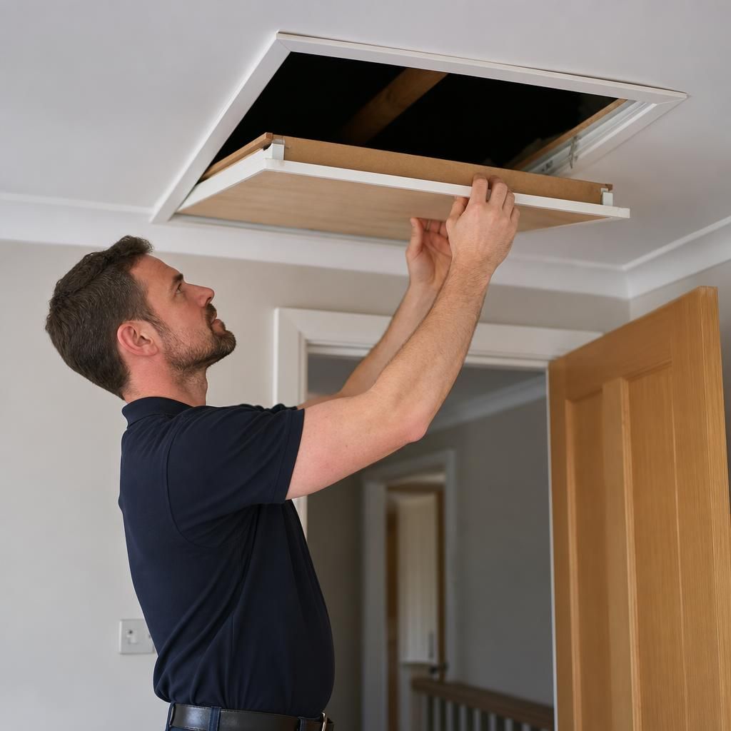Insulated Loft Hatch Example