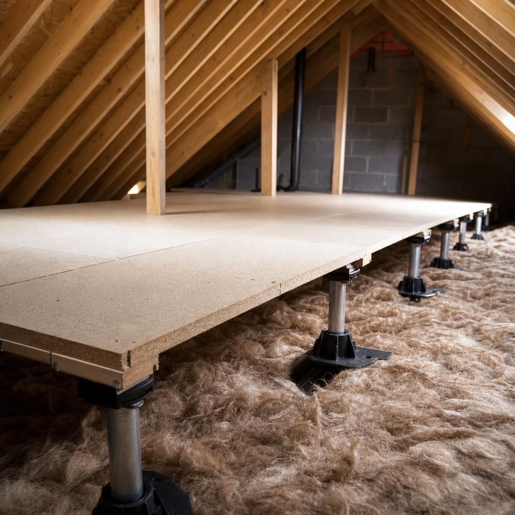 Loft boarding that maintains energy efficiency