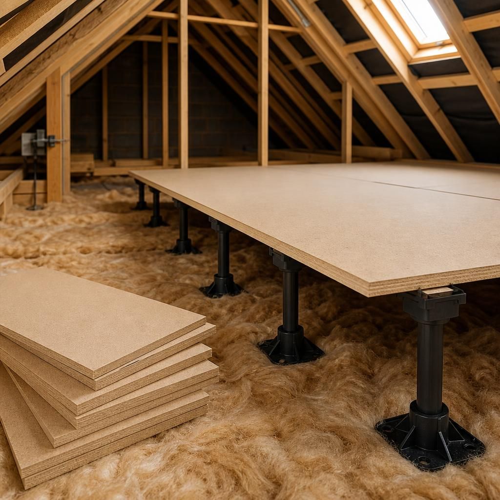 Loft boarding installation process