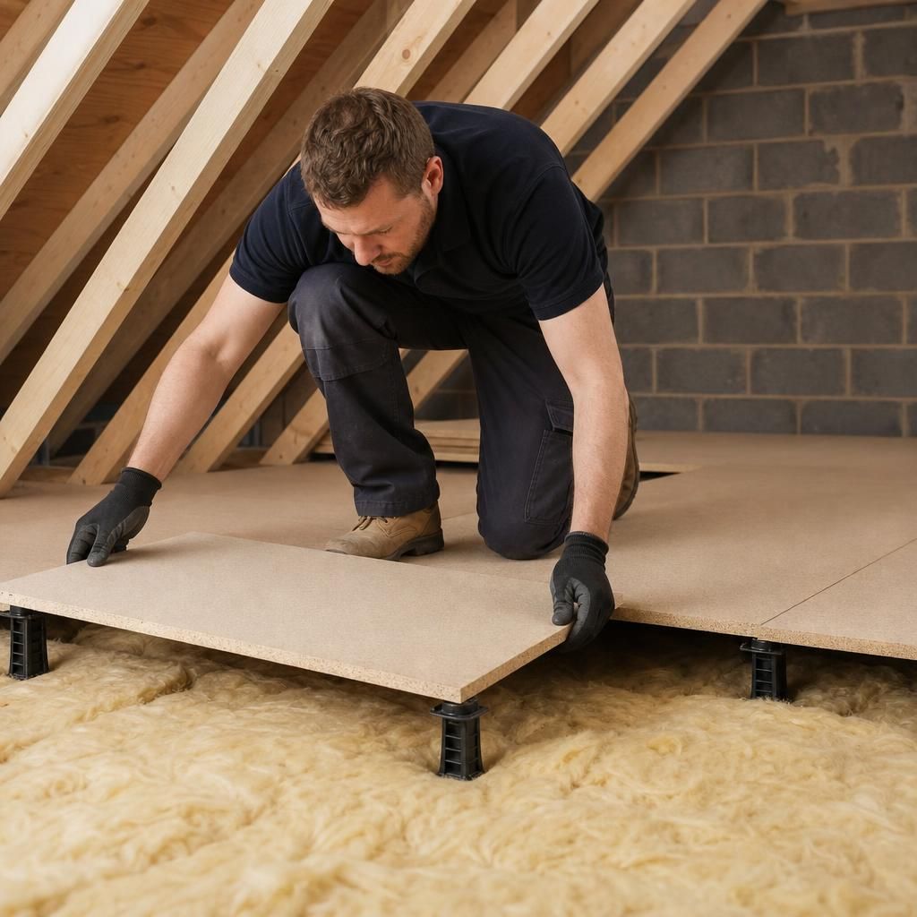 Durable MDF boards for loft usage