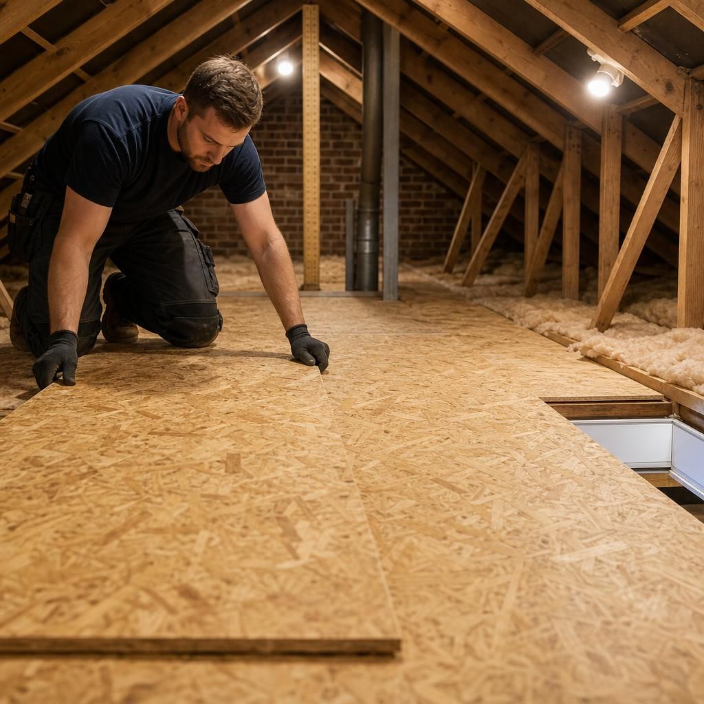 Tongue and groove edges of an OSB panel