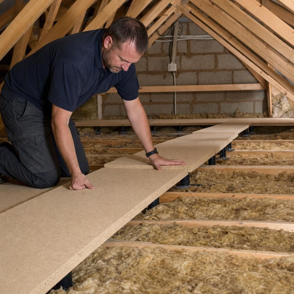 Visual of preserved loft insulation