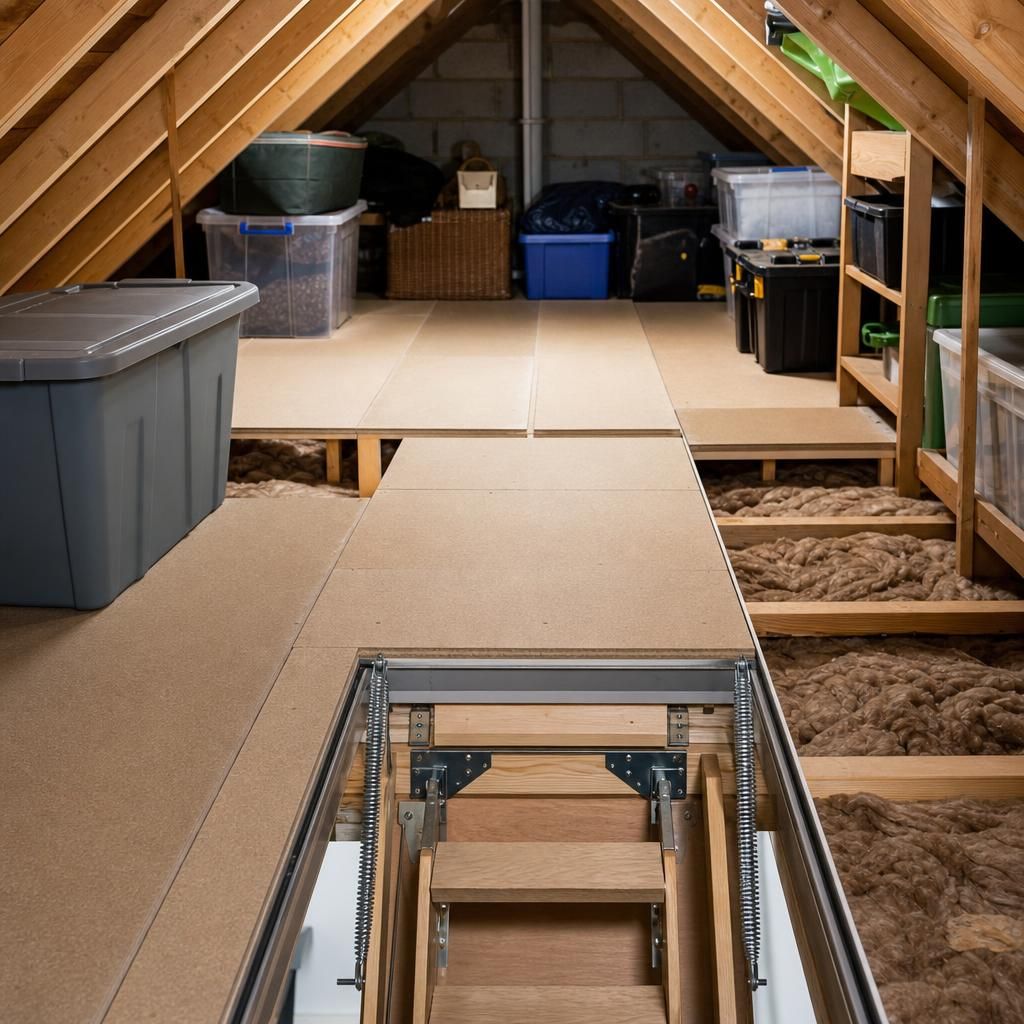 Illustration showing airflow in loft