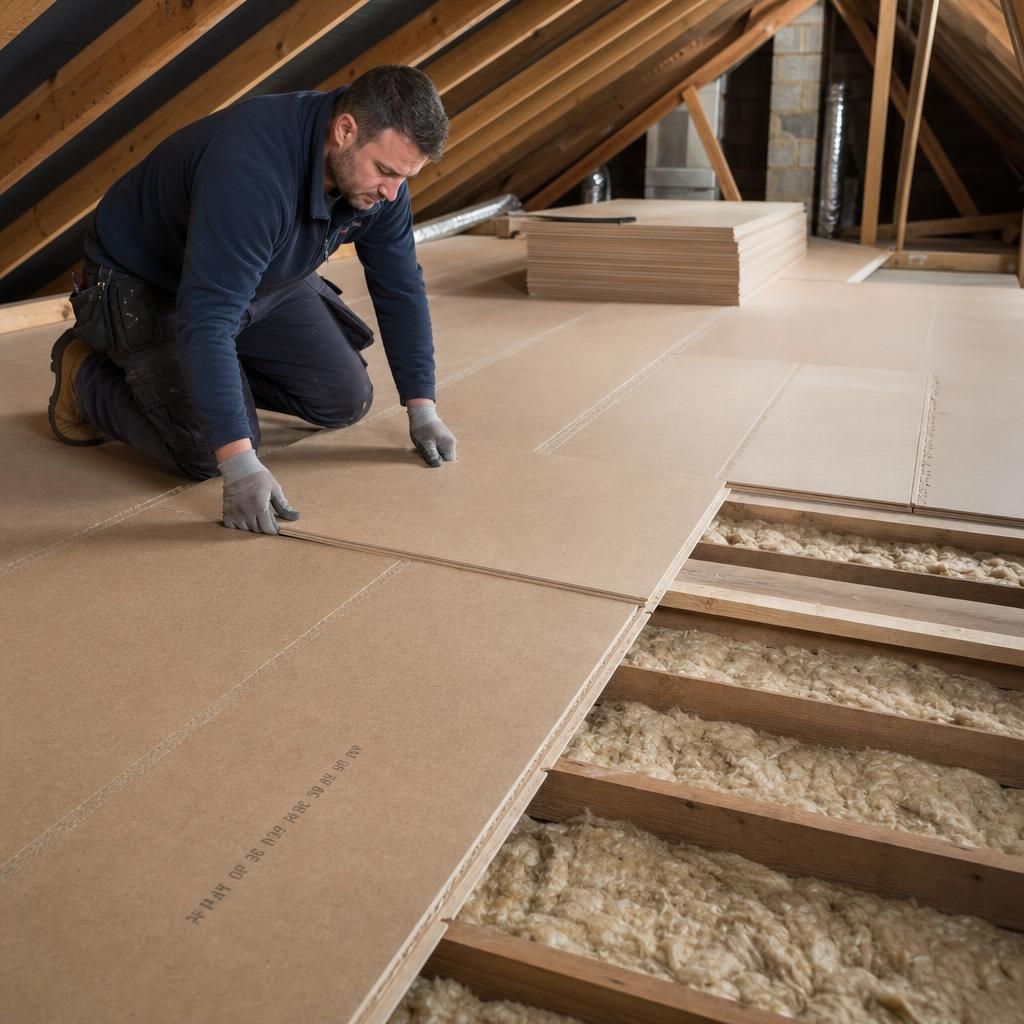 Different sizes of loft boards