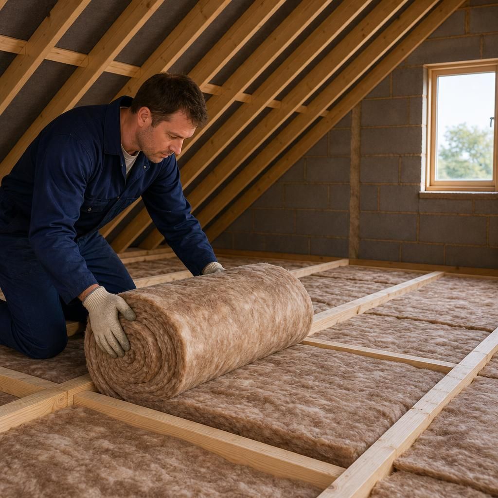 Loft rolls for insulation