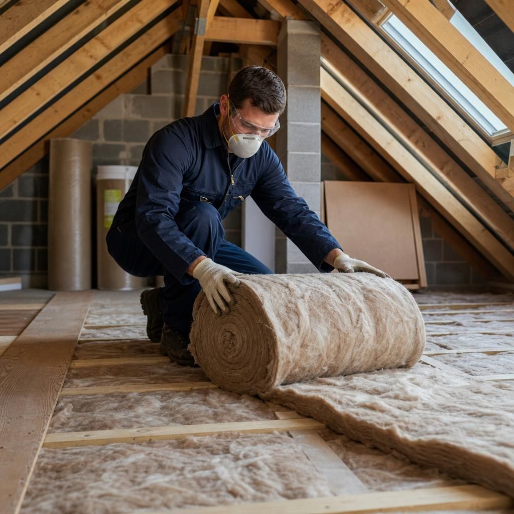 Combination of insulation materials