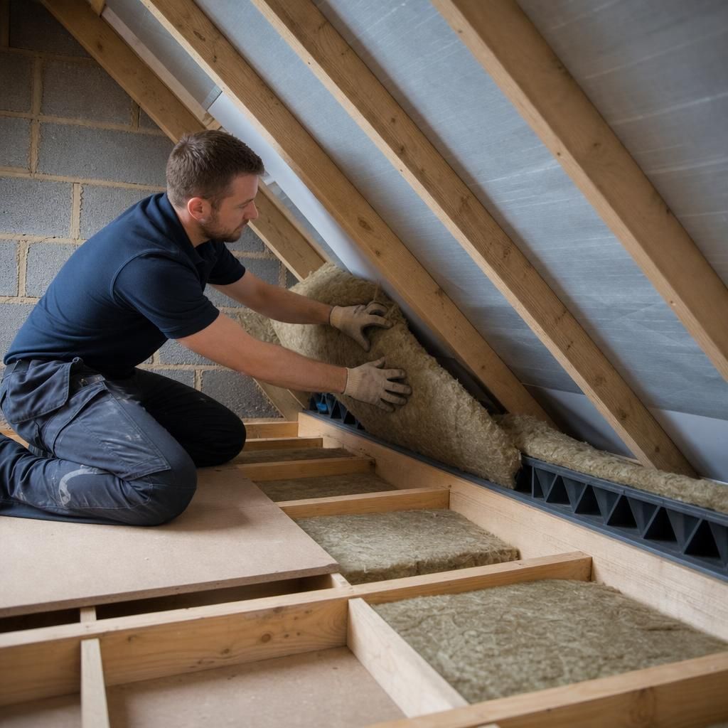 Raised joist system for added insulation and storage