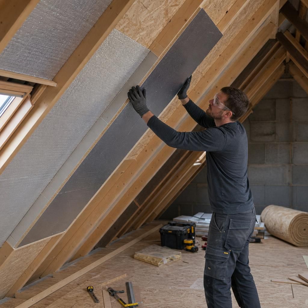 Loft stilts supporting storage platform