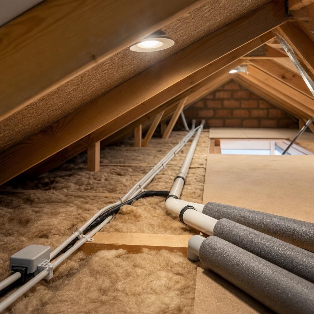 Energy-efficient loft setup