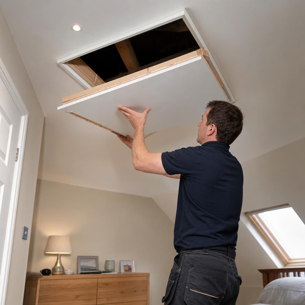 Insulated Loft Hatch with Rubber Gasket