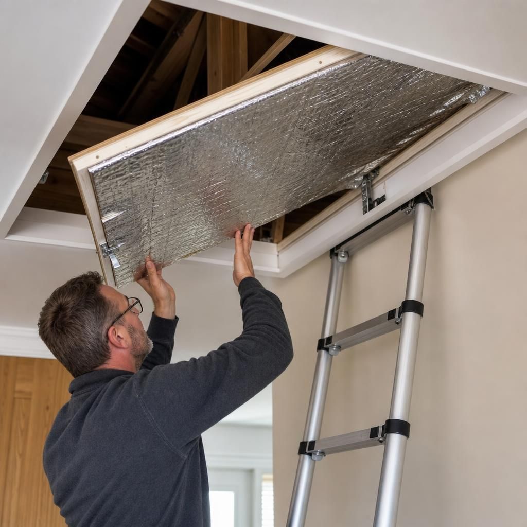 Fire-Rated Loft Hatch in Ceiling