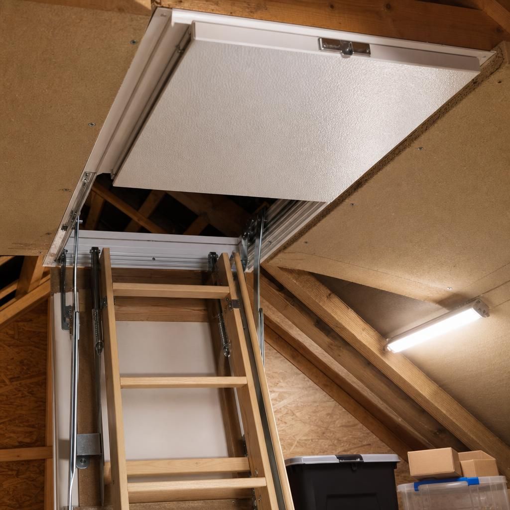 Loft Hatch with Polystyrene Insulation