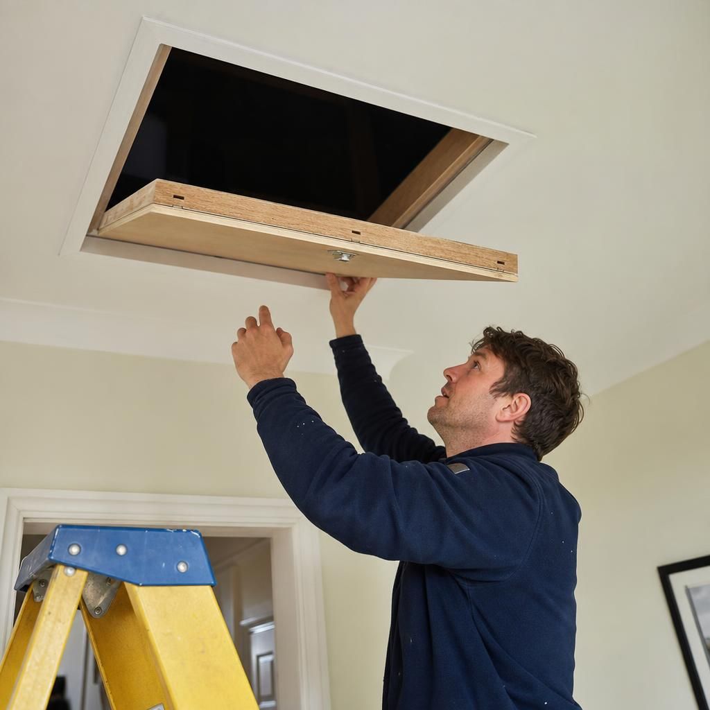 Insulated loft panel