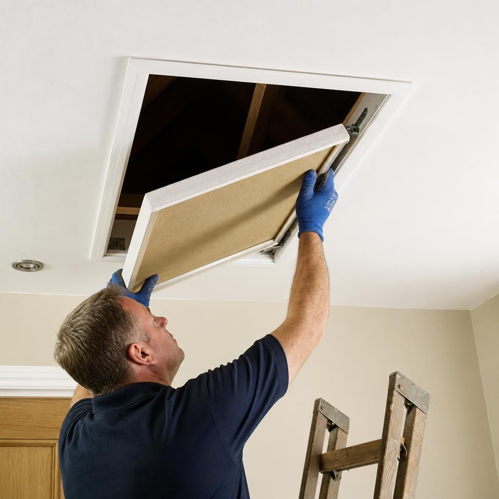 Loft insulation installation