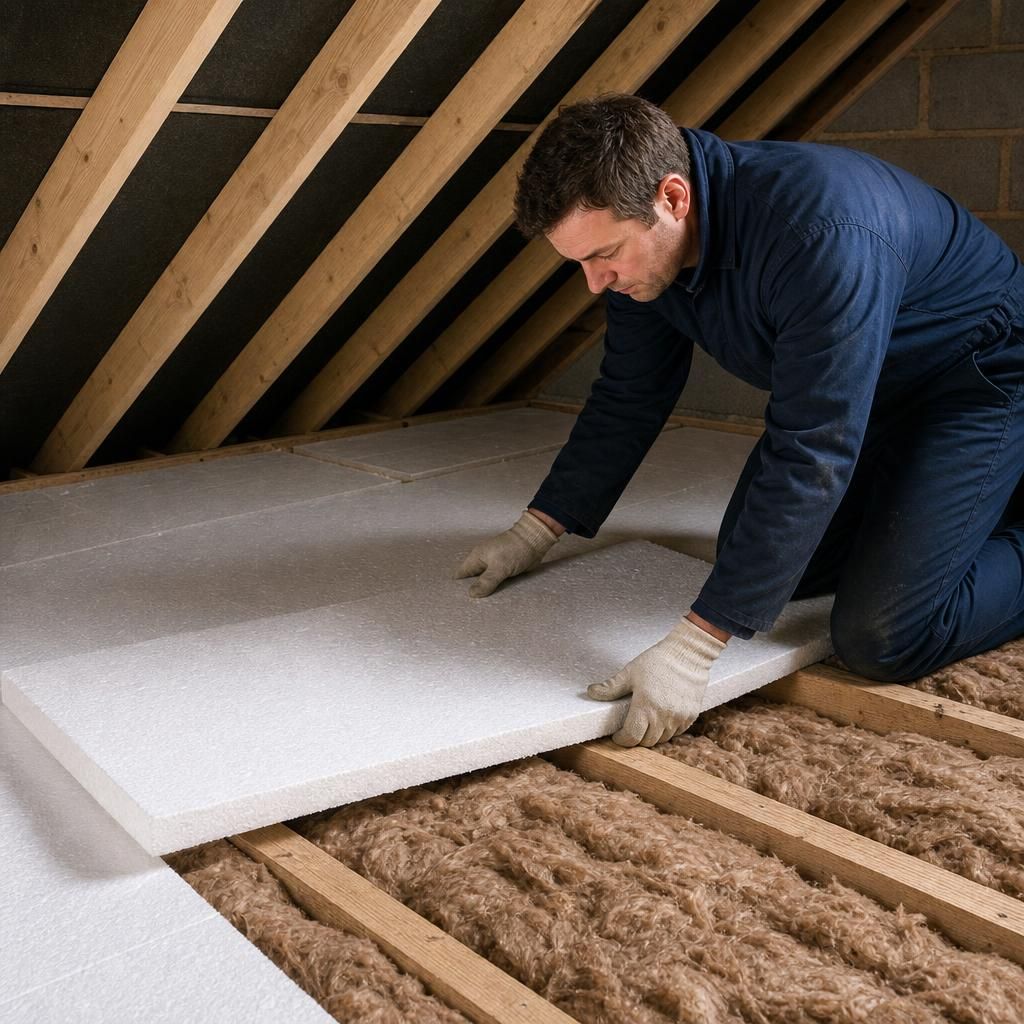 Non-fibreglass loft insulation
