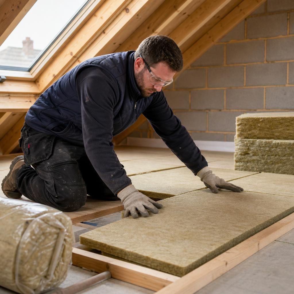 Eco-friendly loft insulation with natural materials