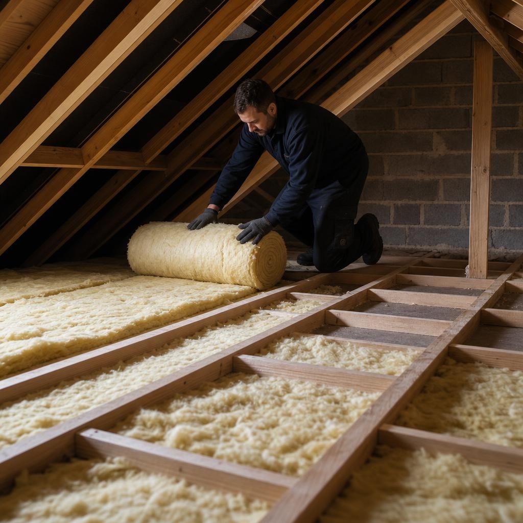 Modern loft ladder for attic access