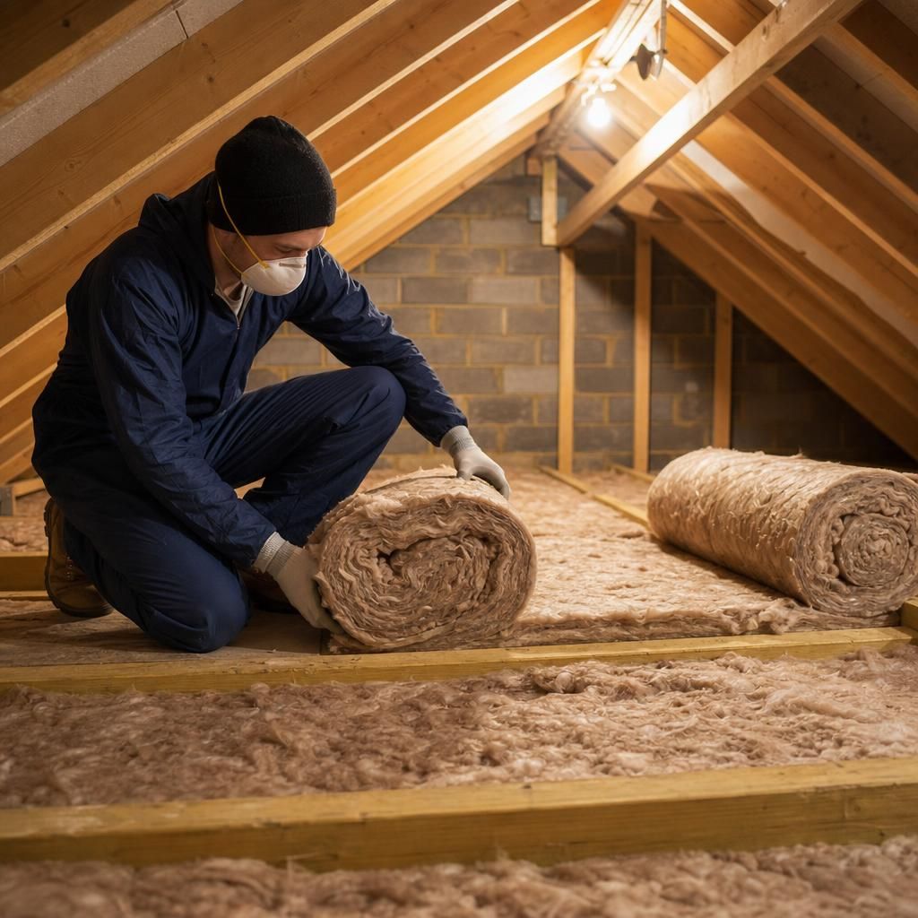 Raised loft boarding for increased storage