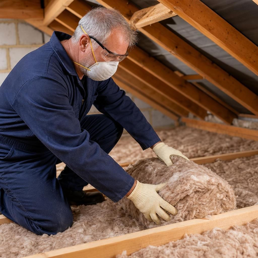 Eco-friendly loft insulation material