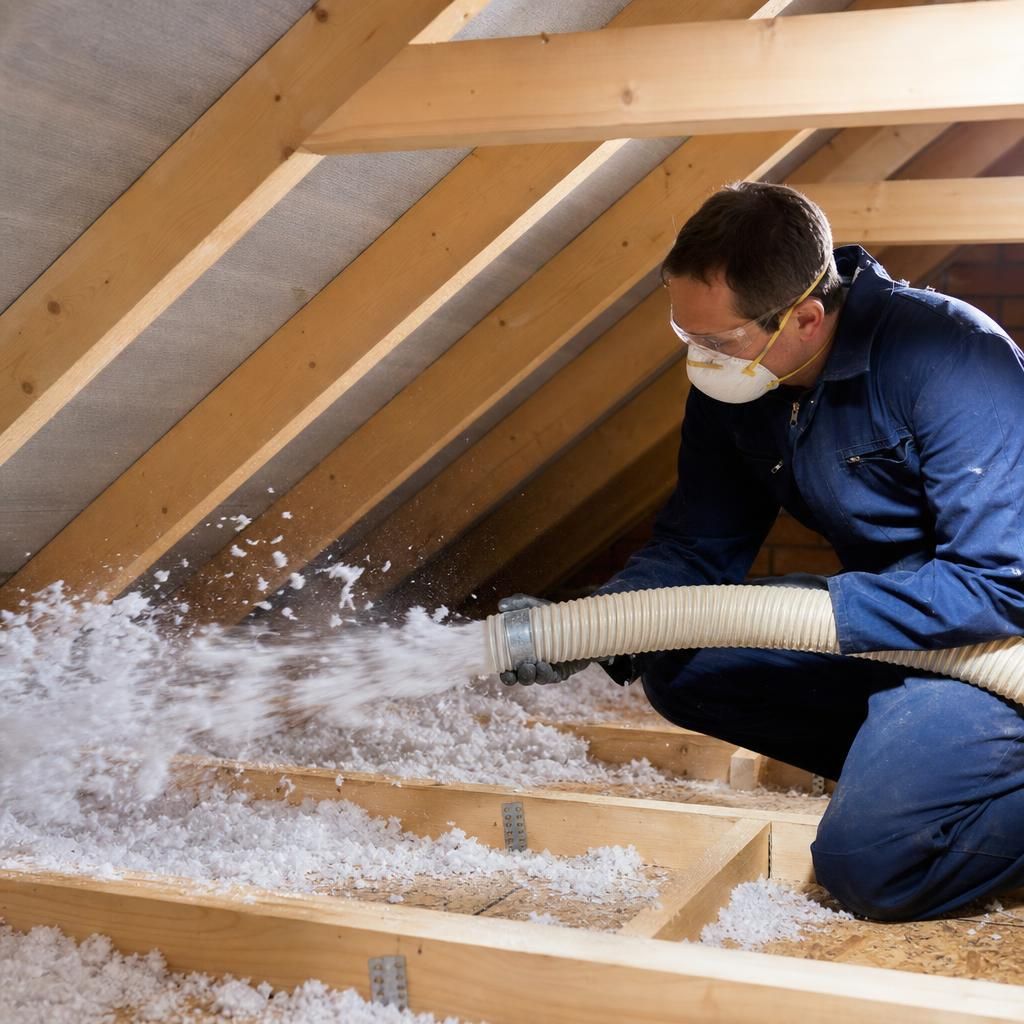 Boarded loft with improved storage and insulation
