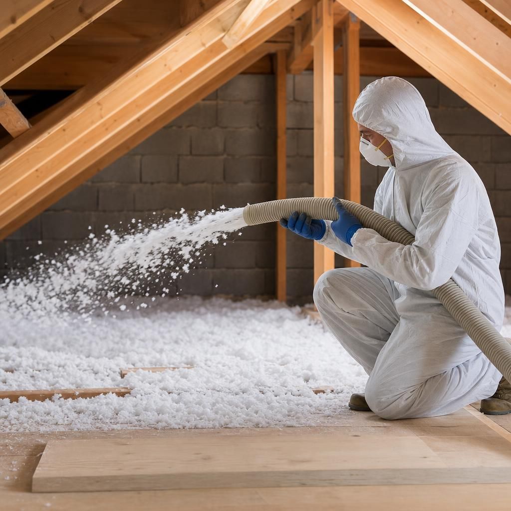 Different insulation materials displayed
