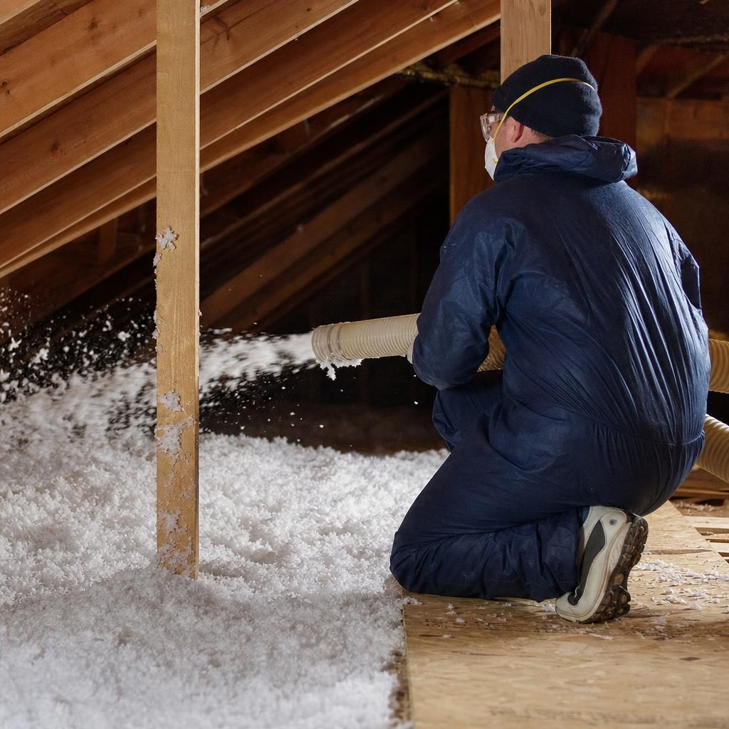 Home with improved insulation