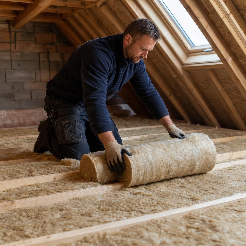 Diagram illustrating soundproofing capabilities of mineral wool