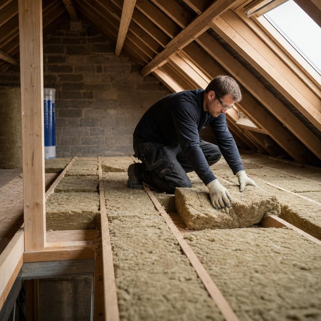 Graph comparing energy savings with mineral wool insulation