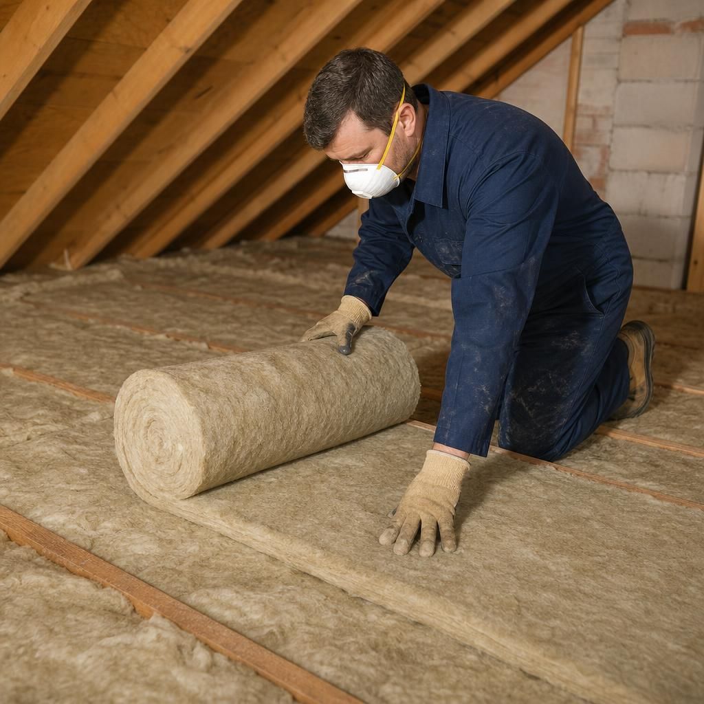 Fire resistance test on mineral wool