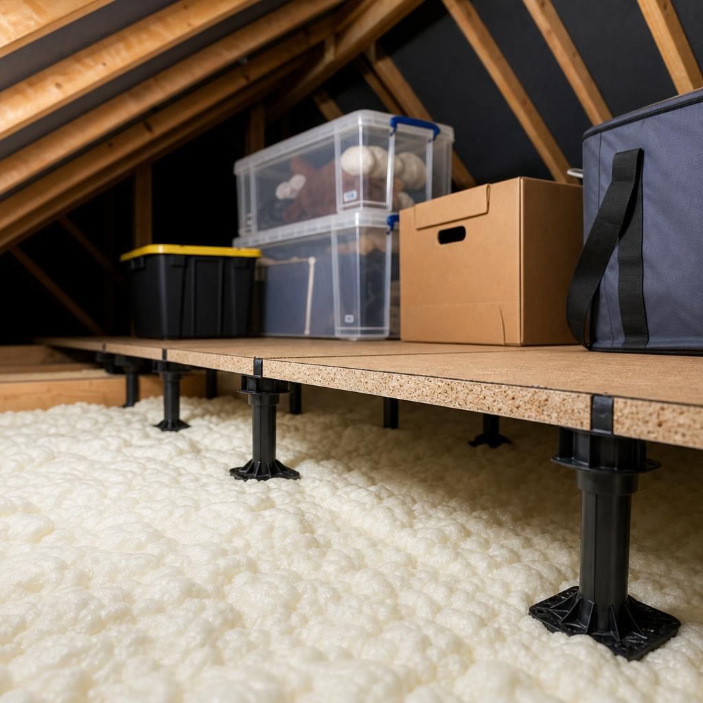 Sustainable materials for loft boarding