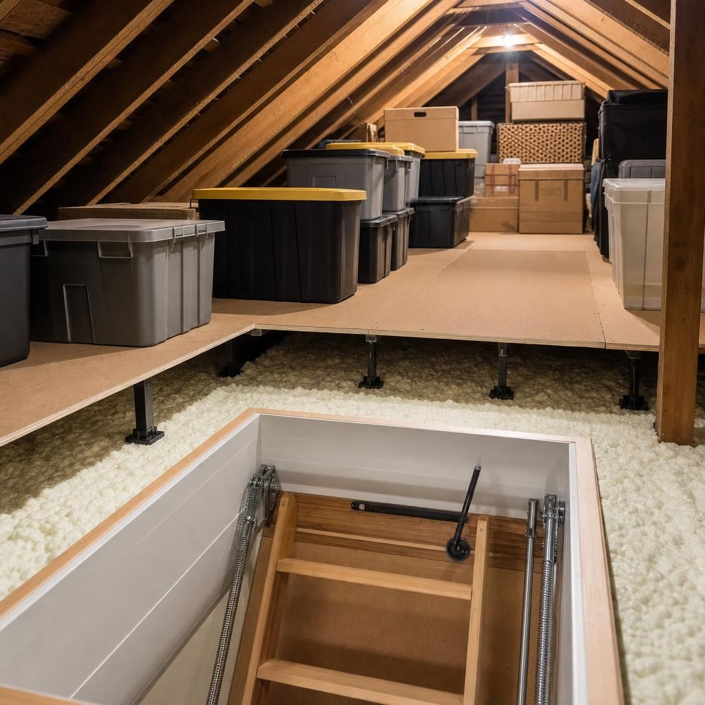 Proper load distribution in a loft