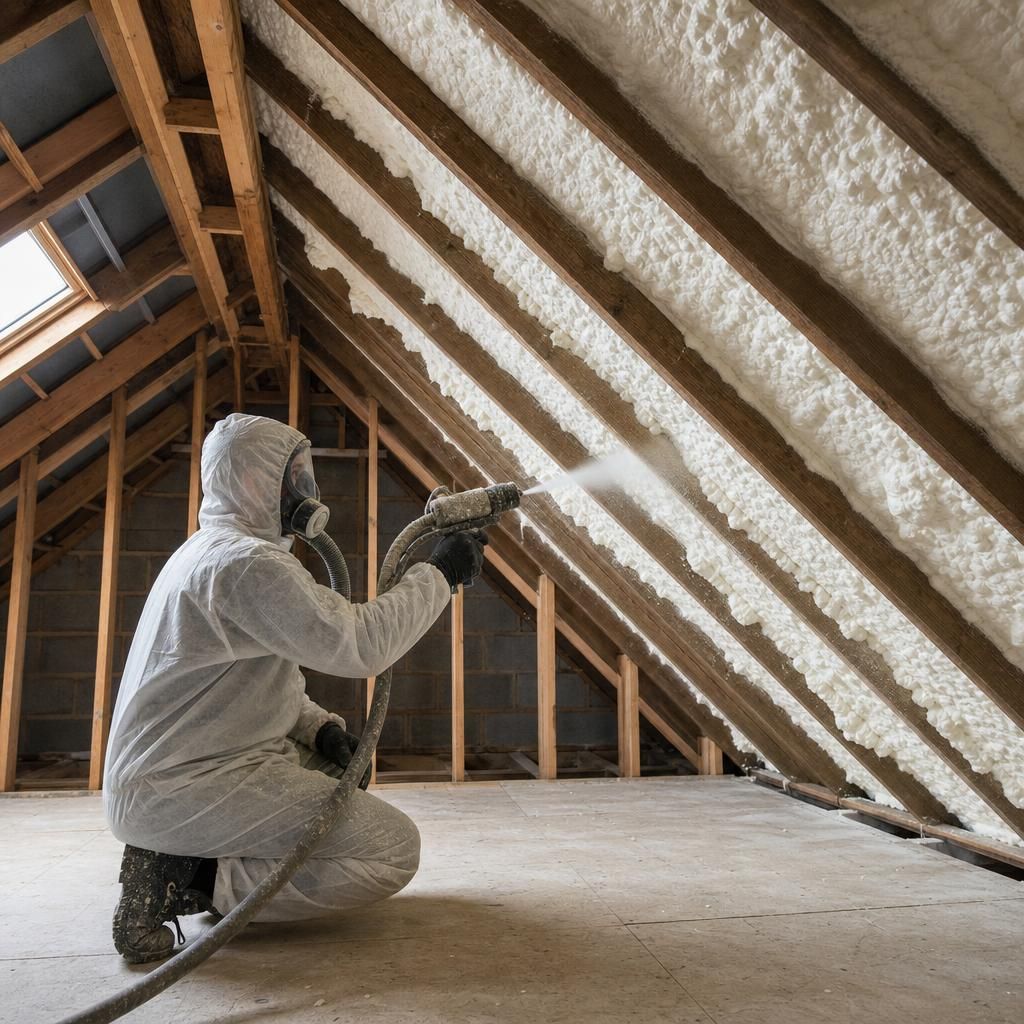 Different types of spray foam insulation